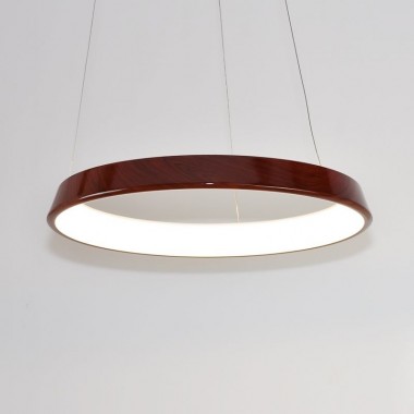 Lampa led ring Orbit Rp1 wood z 3 barwami światła led