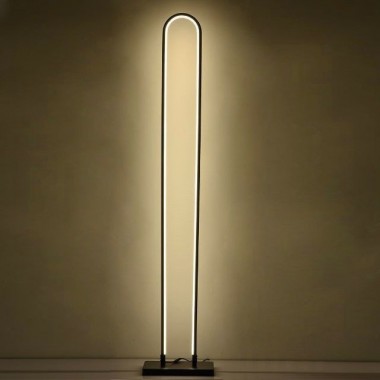 Modernistyczna lampa podłogowa LED Luce di Vicolo w kolorze coffee o mocy 60W Nowość !