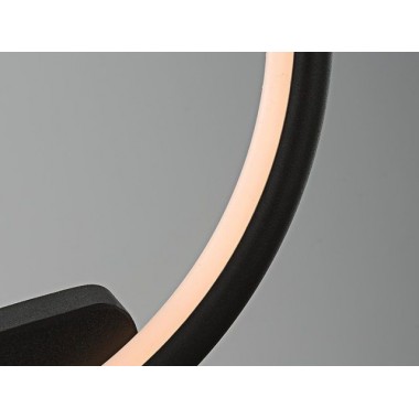 Minimalistyczny kinkiet Pista Illuminata R silver wykonany w technologii LED Nowość 18W